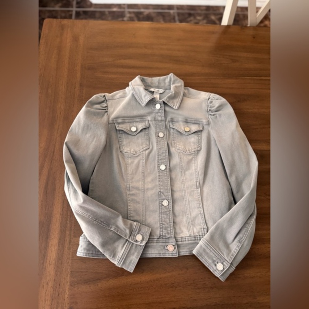 White House Black Market Hrey Denim Jacket Small